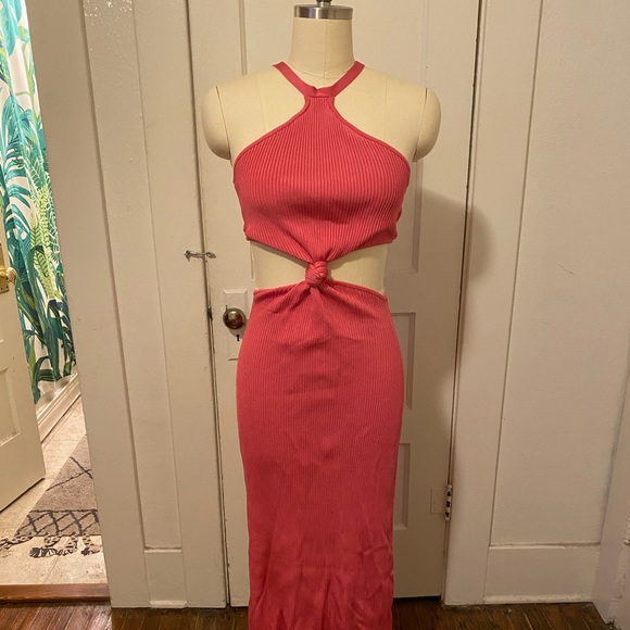 NWT Cult Gaia Cameron Knit Midi Dress (Blossom) - Picture 4 of 8